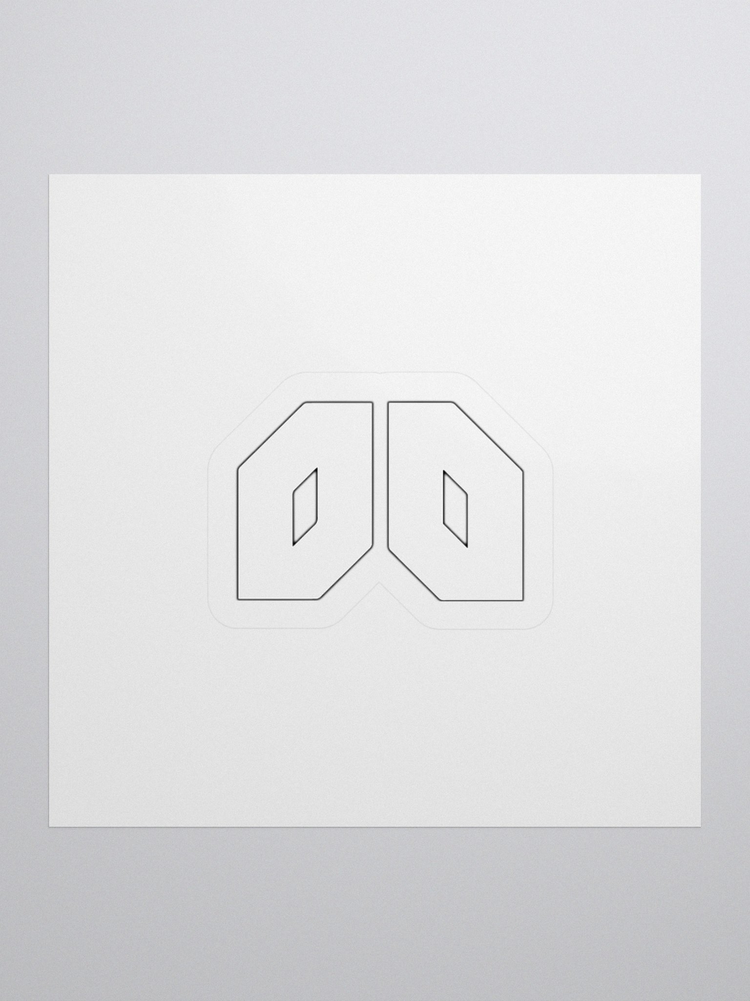 Geometric Monogram Kiss Cut Stickers product image (2)