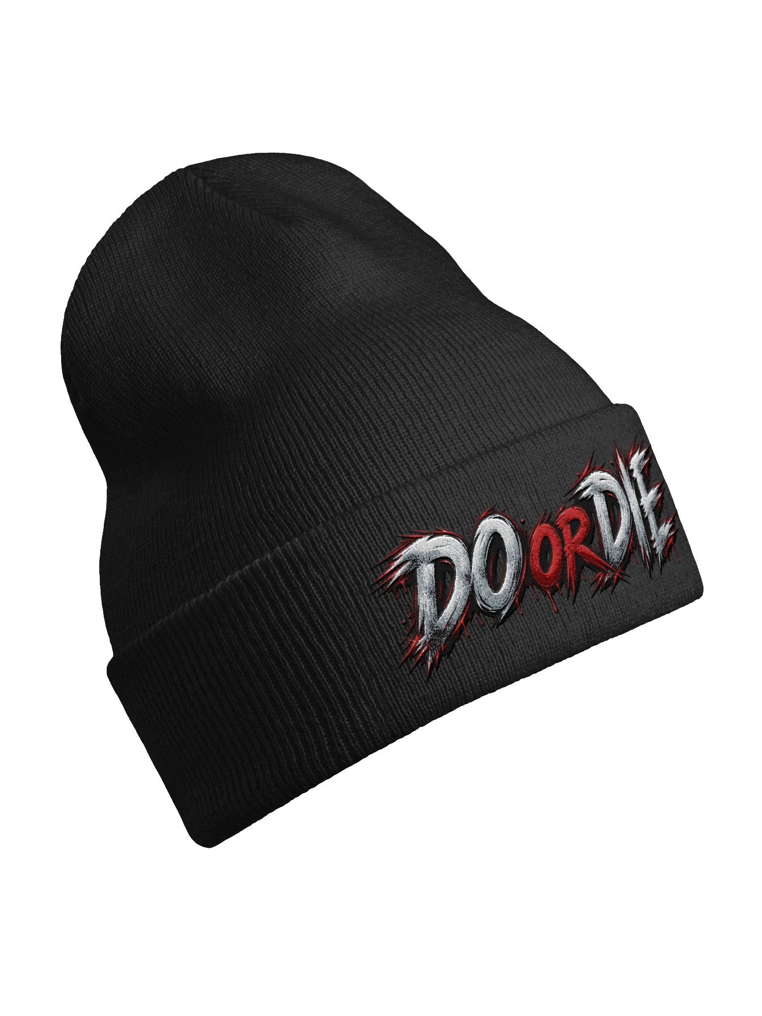 DO OR DIE Graffiti Cuffed Beanie - Red product image (8)
