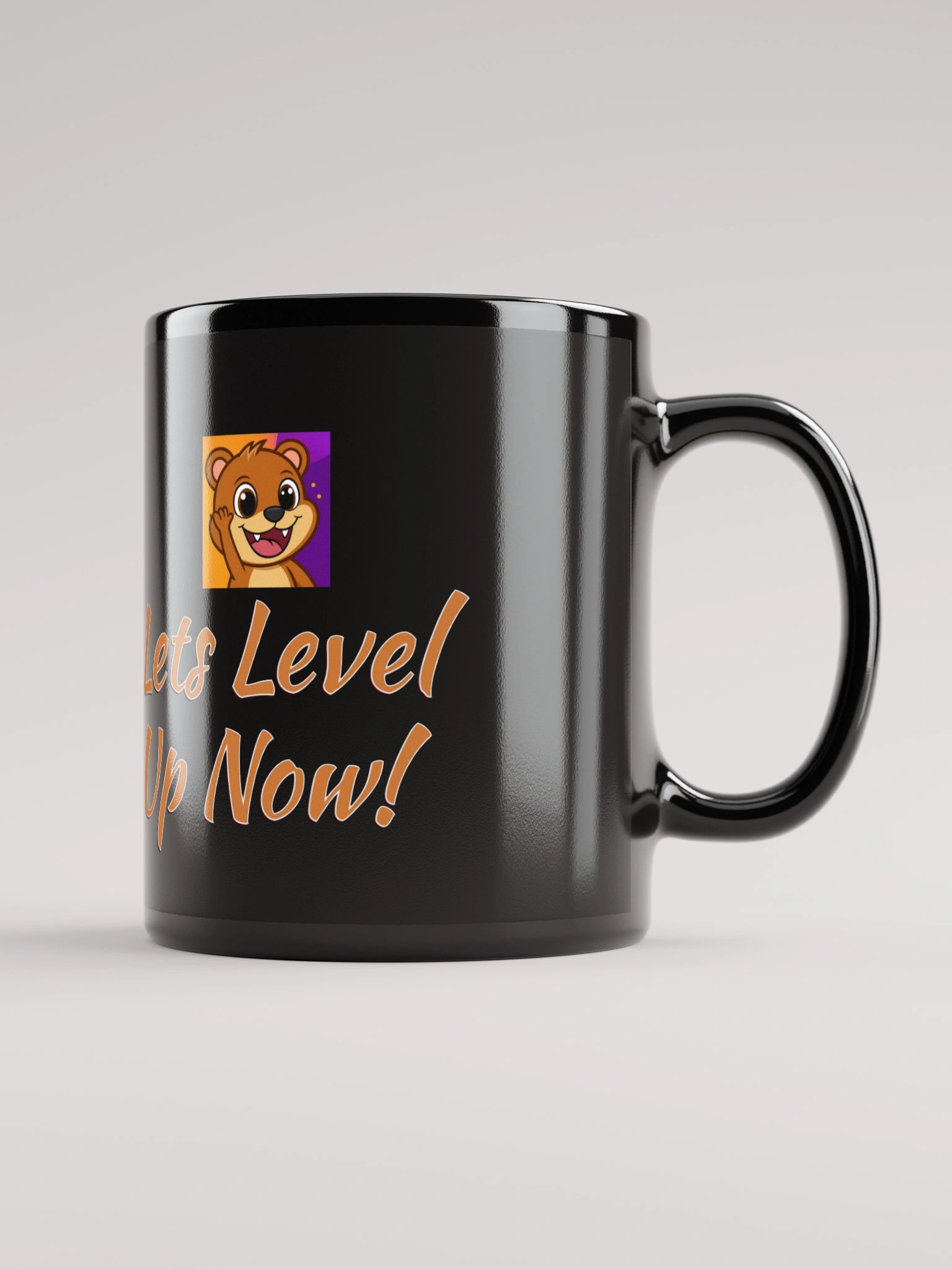 Level Up Now Mug [Black] product image (1)