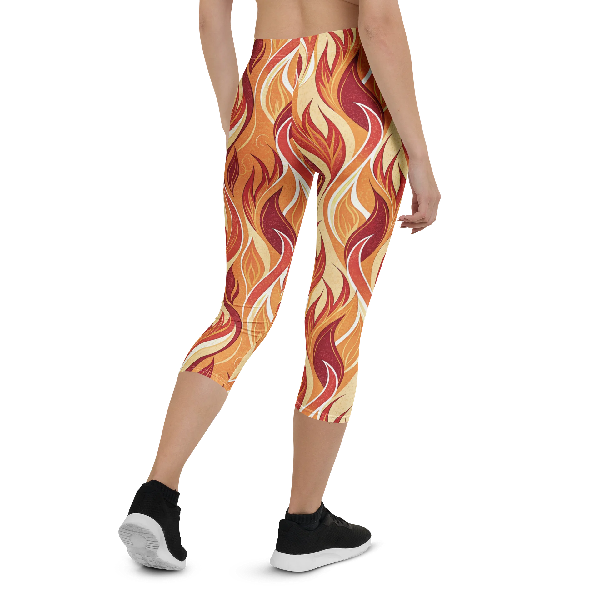 Autumn Flame Capri Leggings product image (3)