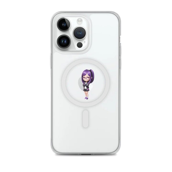 (PURPLE CHIBI) K Clear Case for iPhone product image (1)