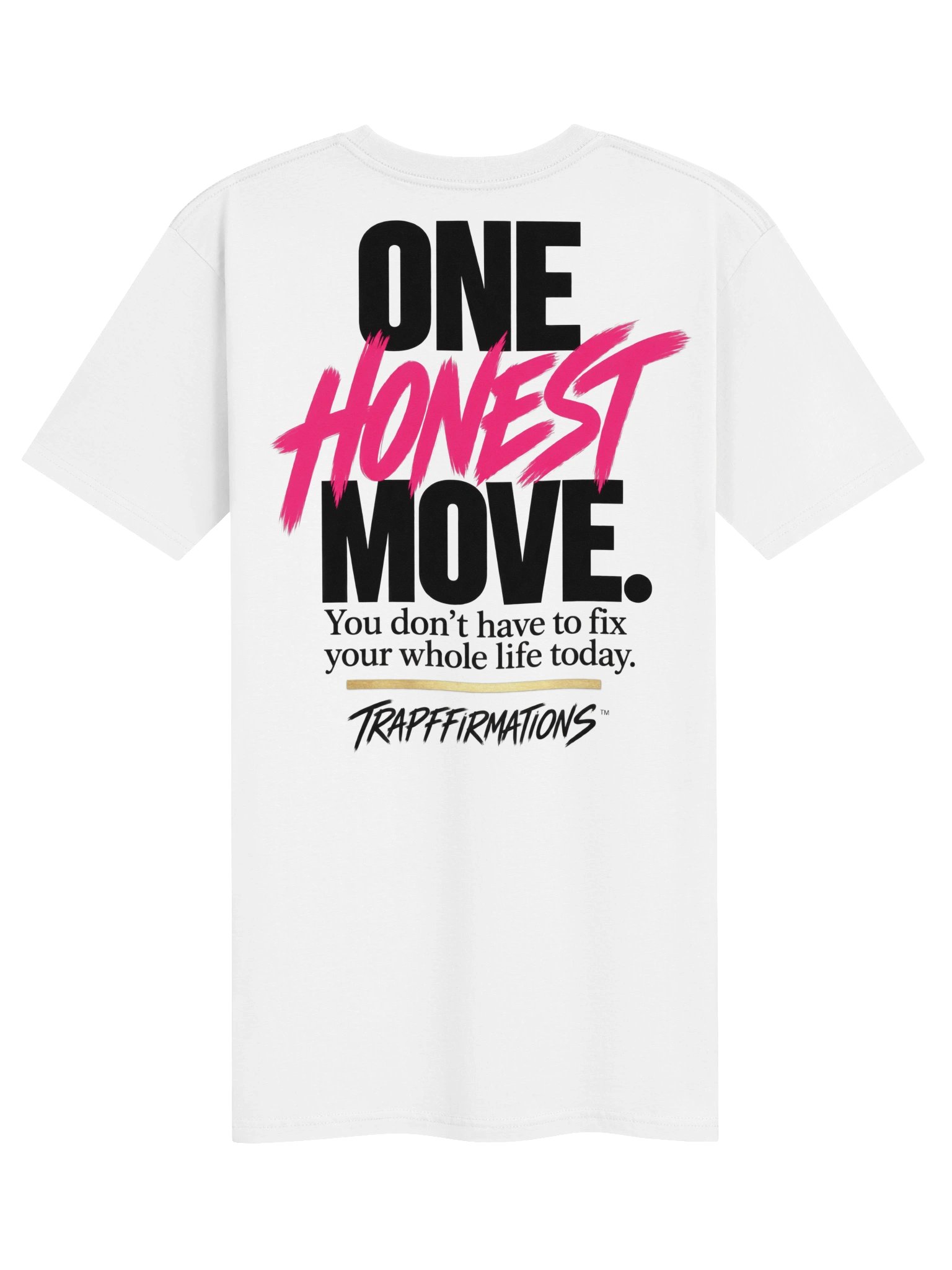 ONE HONEST MOVE. • The Reset Tee | White product image (2)