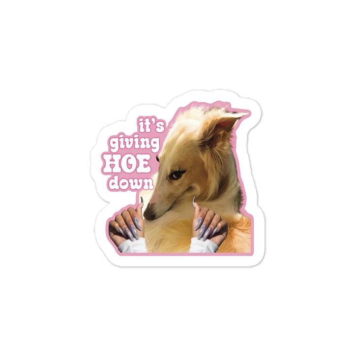 It's Giving HOEdown - Kiss-cut Vinyl Sticker product image (1)