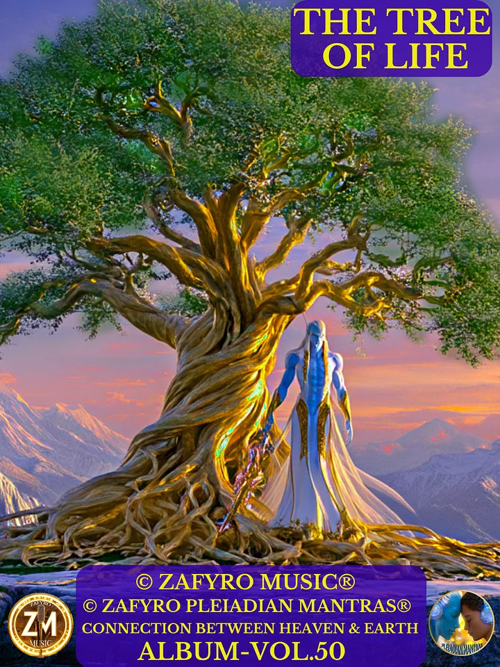 ÁLBUM - VOL. 50 (MUSIC) - THE TREE OF LIFE – CONNECTION BETWEEN HEAVEN AND EARTH (© ZAFYRO PLEIADIAN MANTRAS®) - BINAURAL FREQUENCIES product image (1)