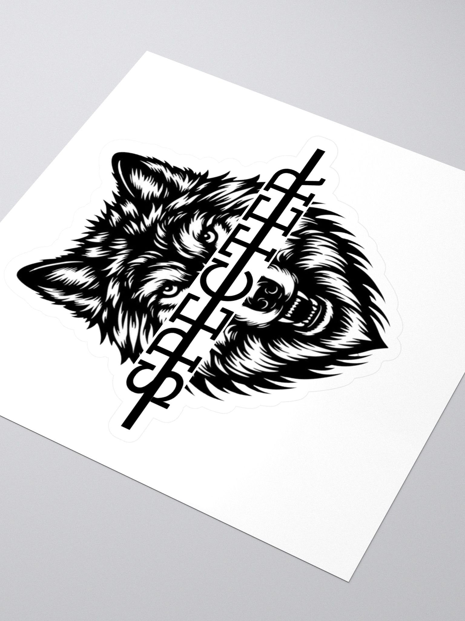 The Black Wolf Sticker product image (3)