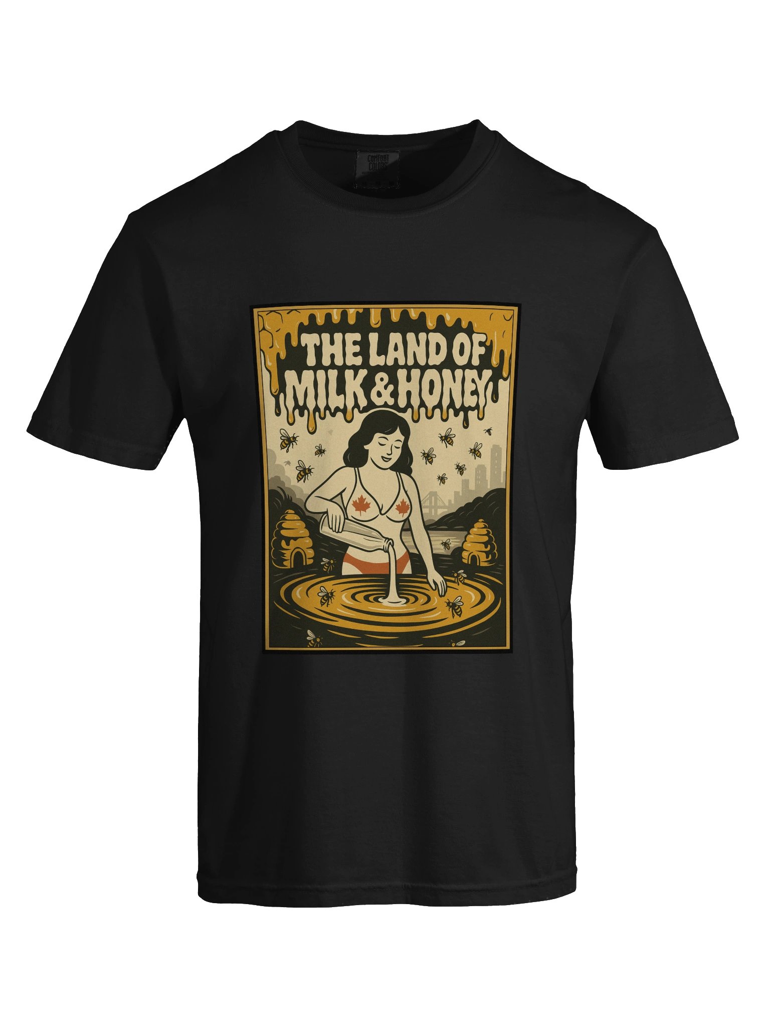 "THE LAND OF MILK & HONEY" 100% cotton T-shirt product image (7)