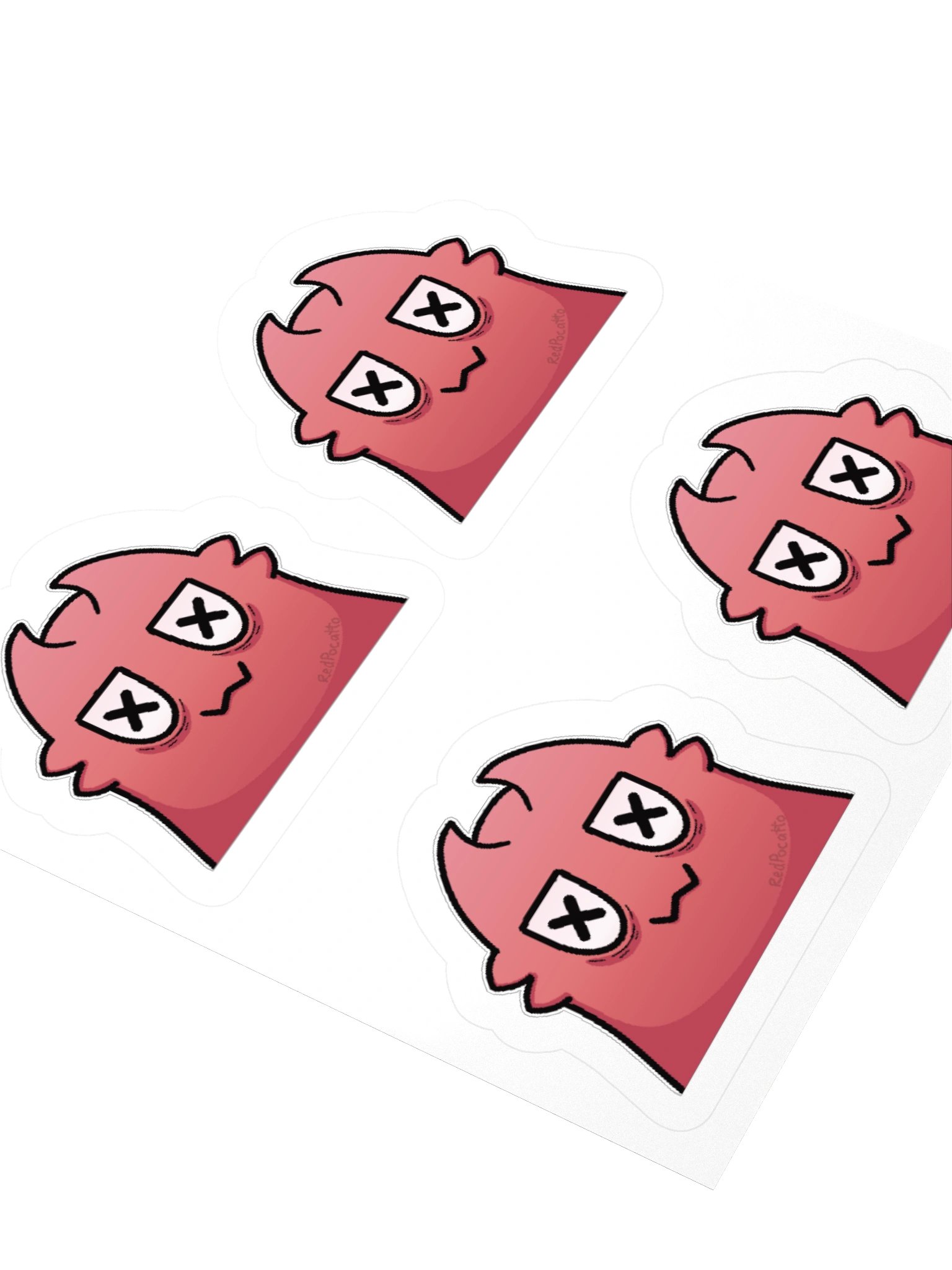 Red Pocatto Sticker Set product image (12)