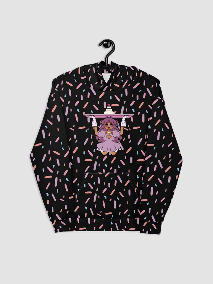 Black Forest Sprinkles Hoodie Unisex Sizing product image (4)