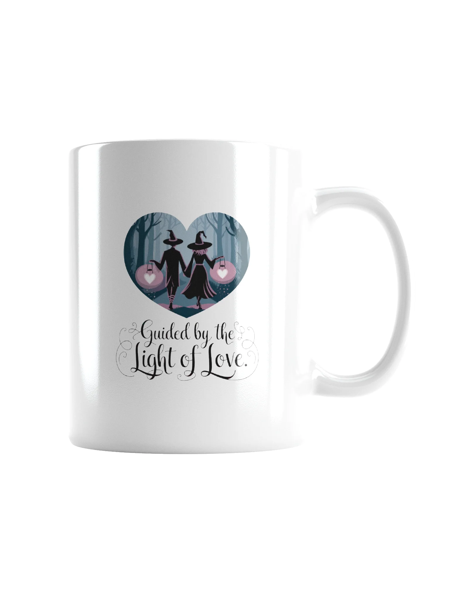 Witch Valentine's Day Gift | Gothic Romance Mug | Witchy Couple Love Gift | Dark Academia product image (2)