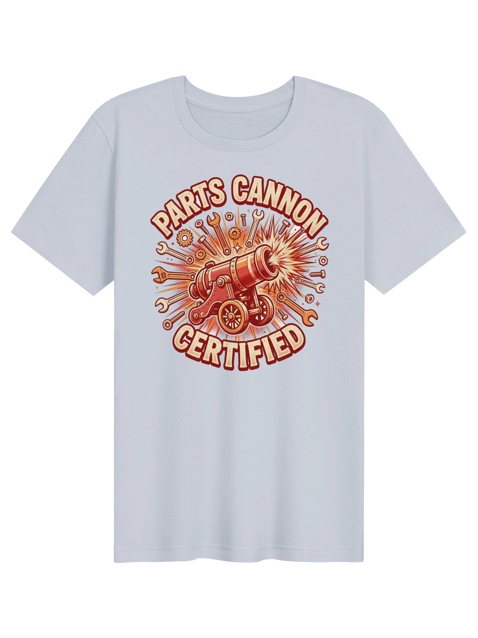 Parts Cannon Certified Funny Mechanic T-Shirt – Last Bay Supply product image (1)