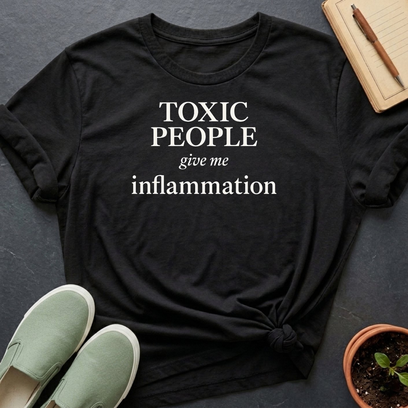 Good Clean Fun: "Toxic People III" Organic T-Shirt product image (1)