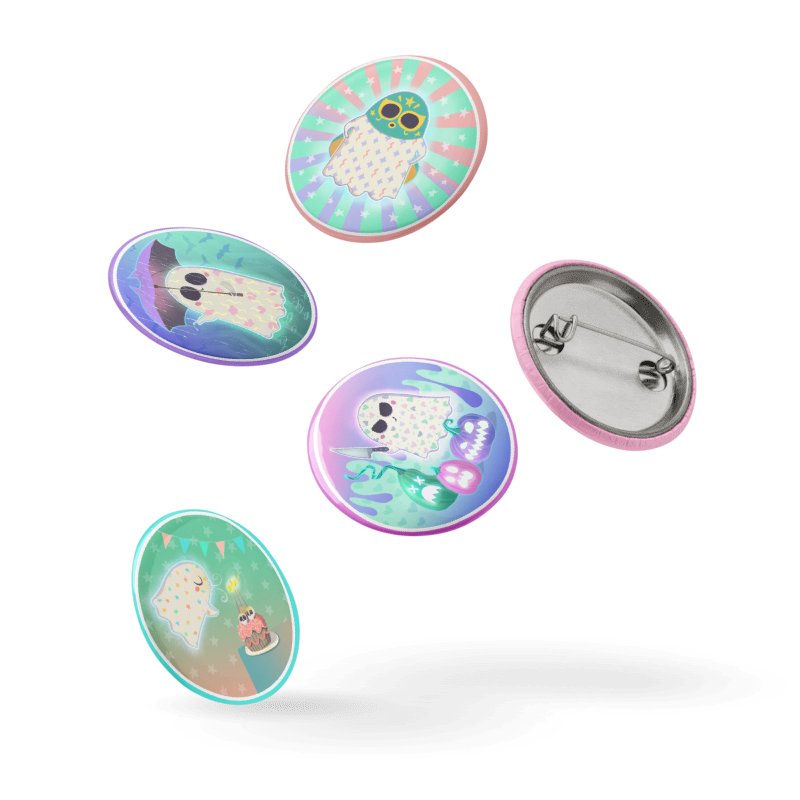 Little Ghost Pin Set #3 product image (3)