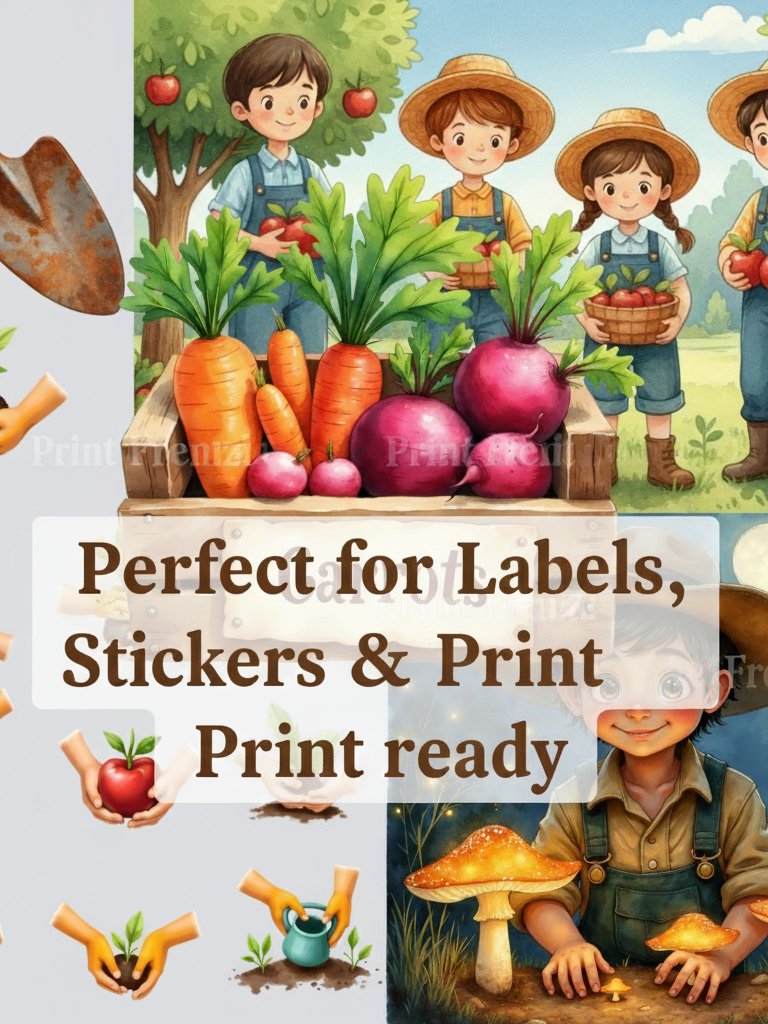 Eco Gardening Clipart & Digital Design Resources for Creators product image (3)