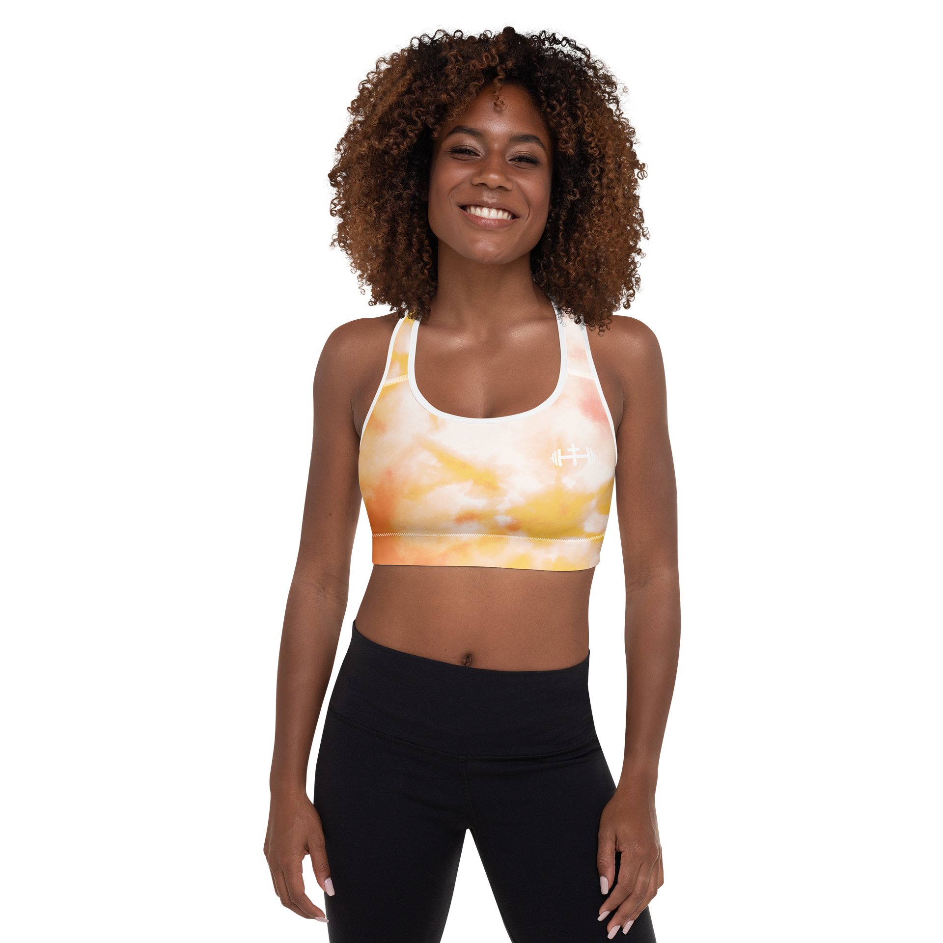 His House Womens Padded Sports Bra - Sunray product image (1)