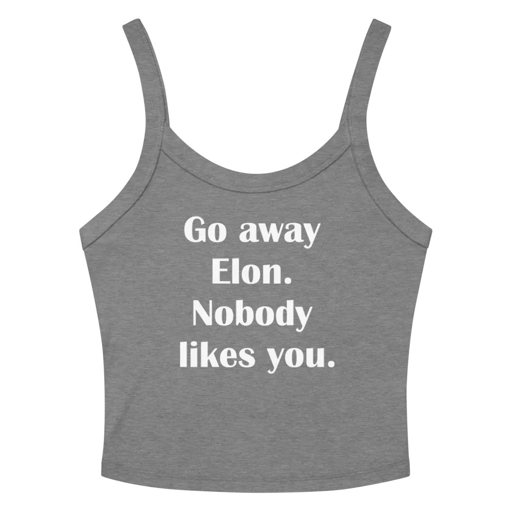 Go Away Elon Crop Tank product image (2)