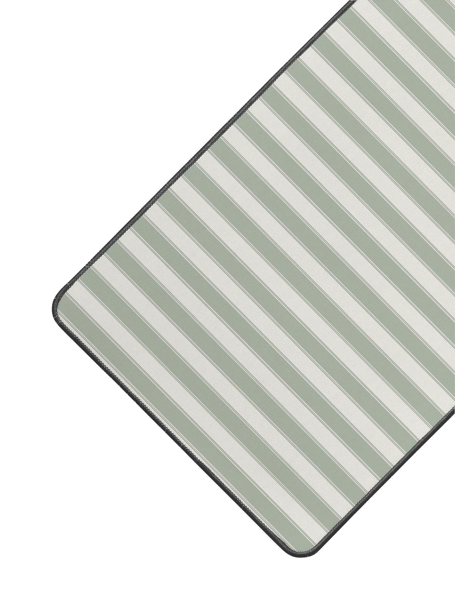 Atelier Sage — Sage & Ivory Pinstripe Desk Mat product image (3)
