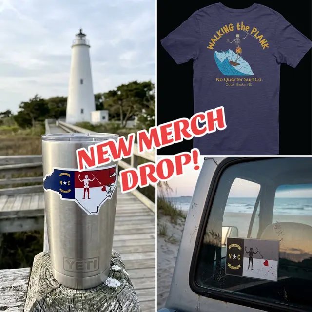 1718-designs.com #pirates #blackbeard #queenannesrevenge #northcarolinaflag #noquarter 