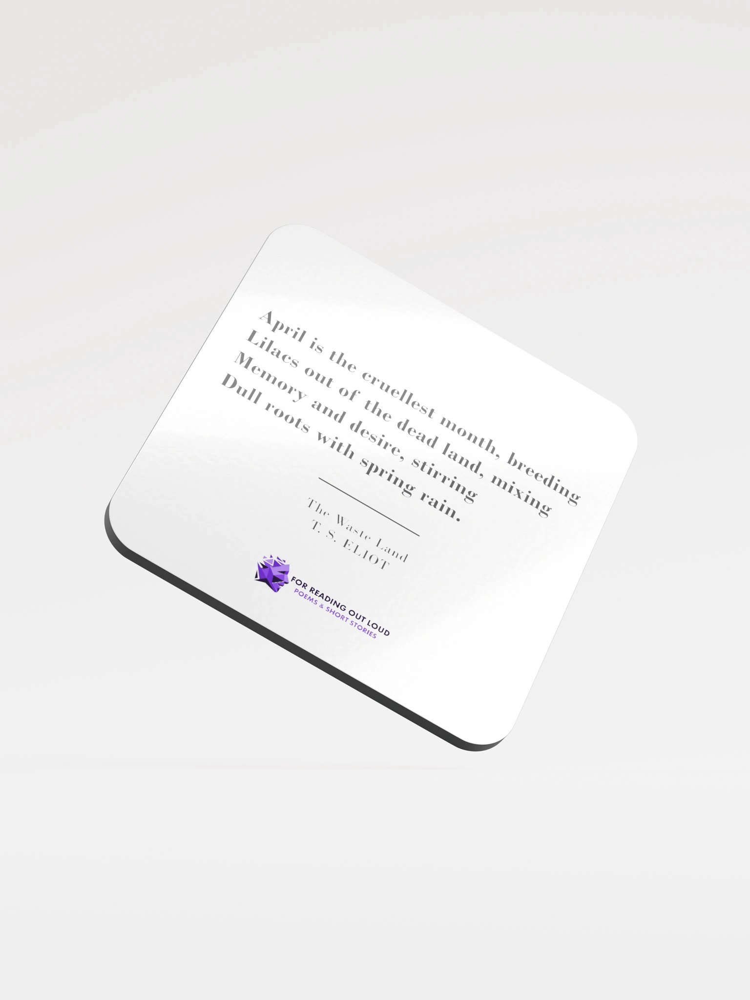 The Waste Land Poetry Coaster product image (1)
