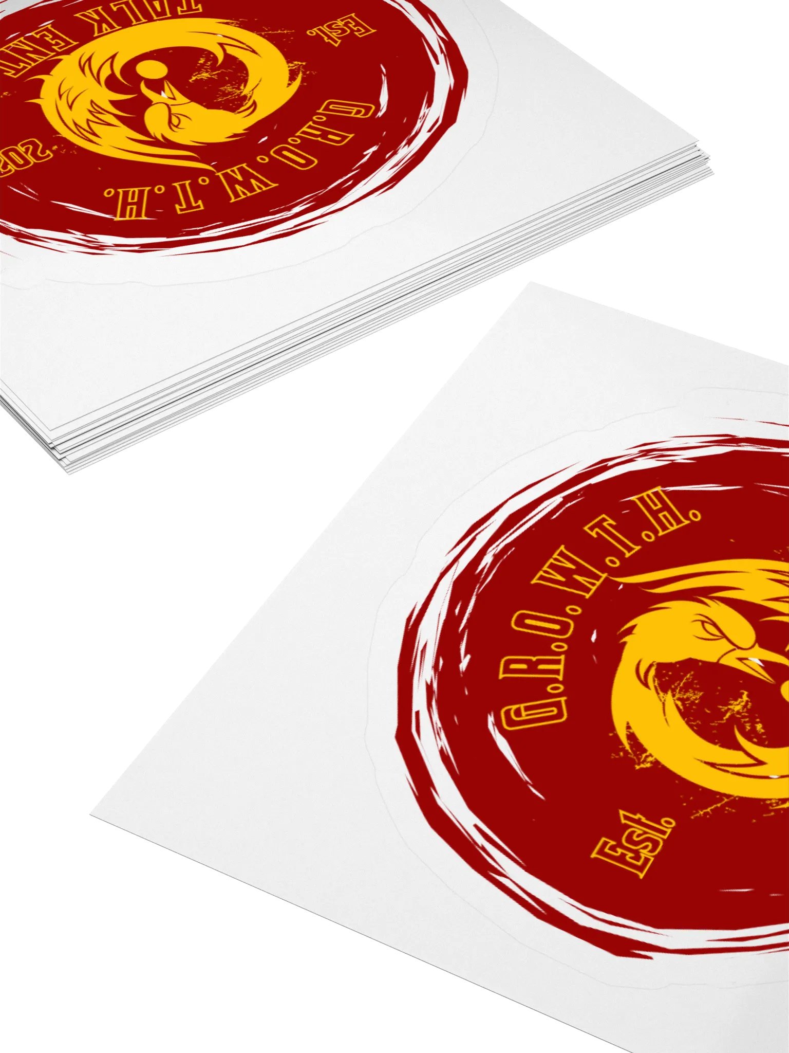 G.R.O.W.T.H. Talk Sankofa sticker (wine) product image (4)
