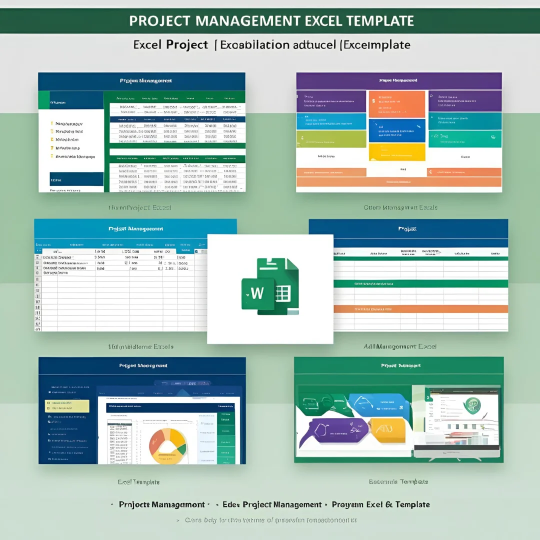 Project Management Excel Template Bundle product image (2)