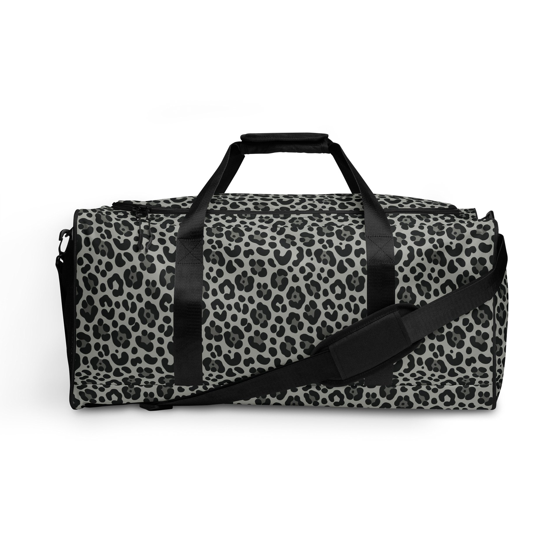 Bold Snow Leopard Print Duffle Bag for Travel product image (1)