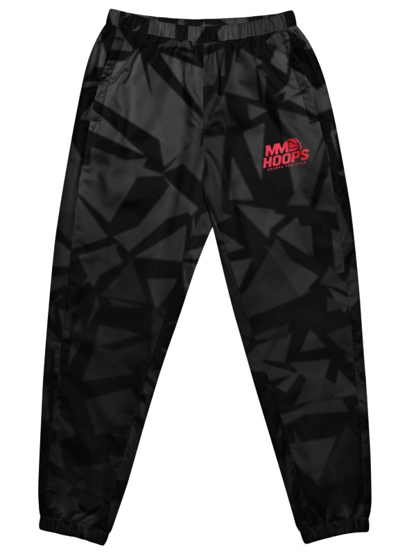 MM HOOPS BLACK X RED TRACK PANTS product image (1)