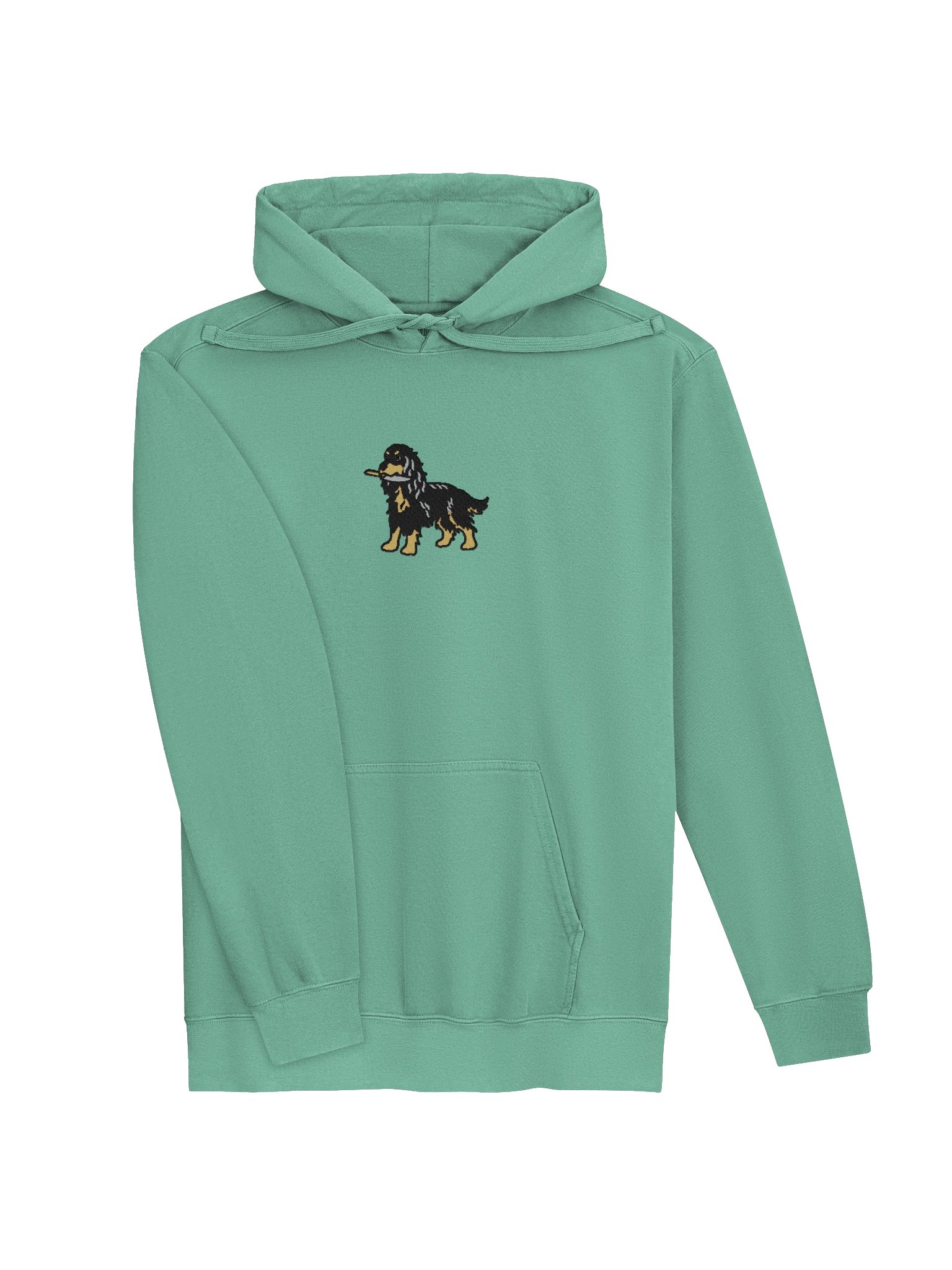Funny Chibi-Style English Cocker Spaniel(Black & Tan) Embroidered Premium Hoodie product image (43)