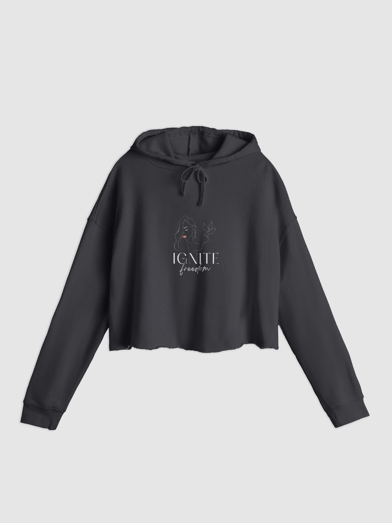 Women’s Lightweight Cropped Hoodie WHFB0119 product image (1)