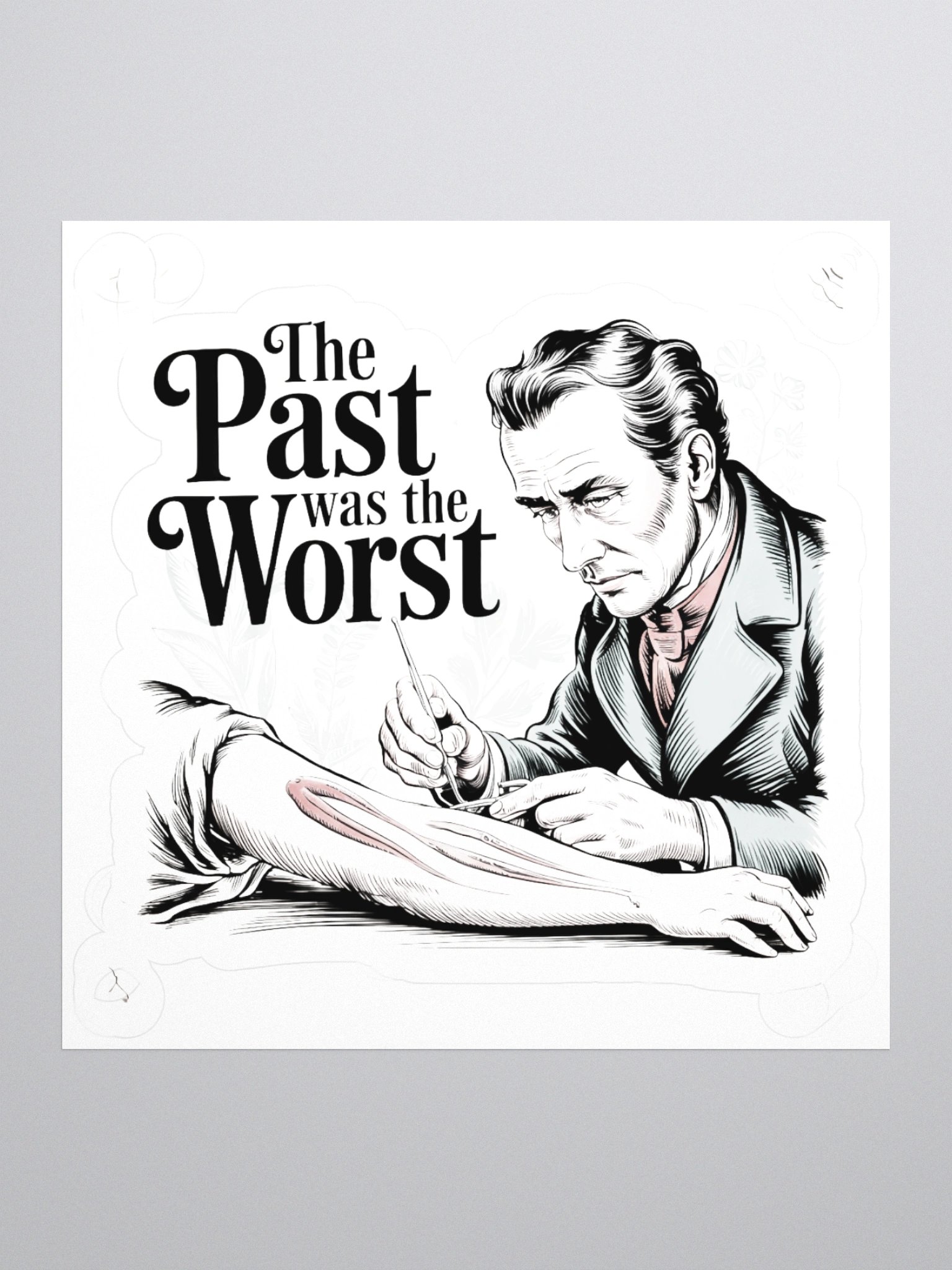 The Past was the Worst Sticker product image (1)