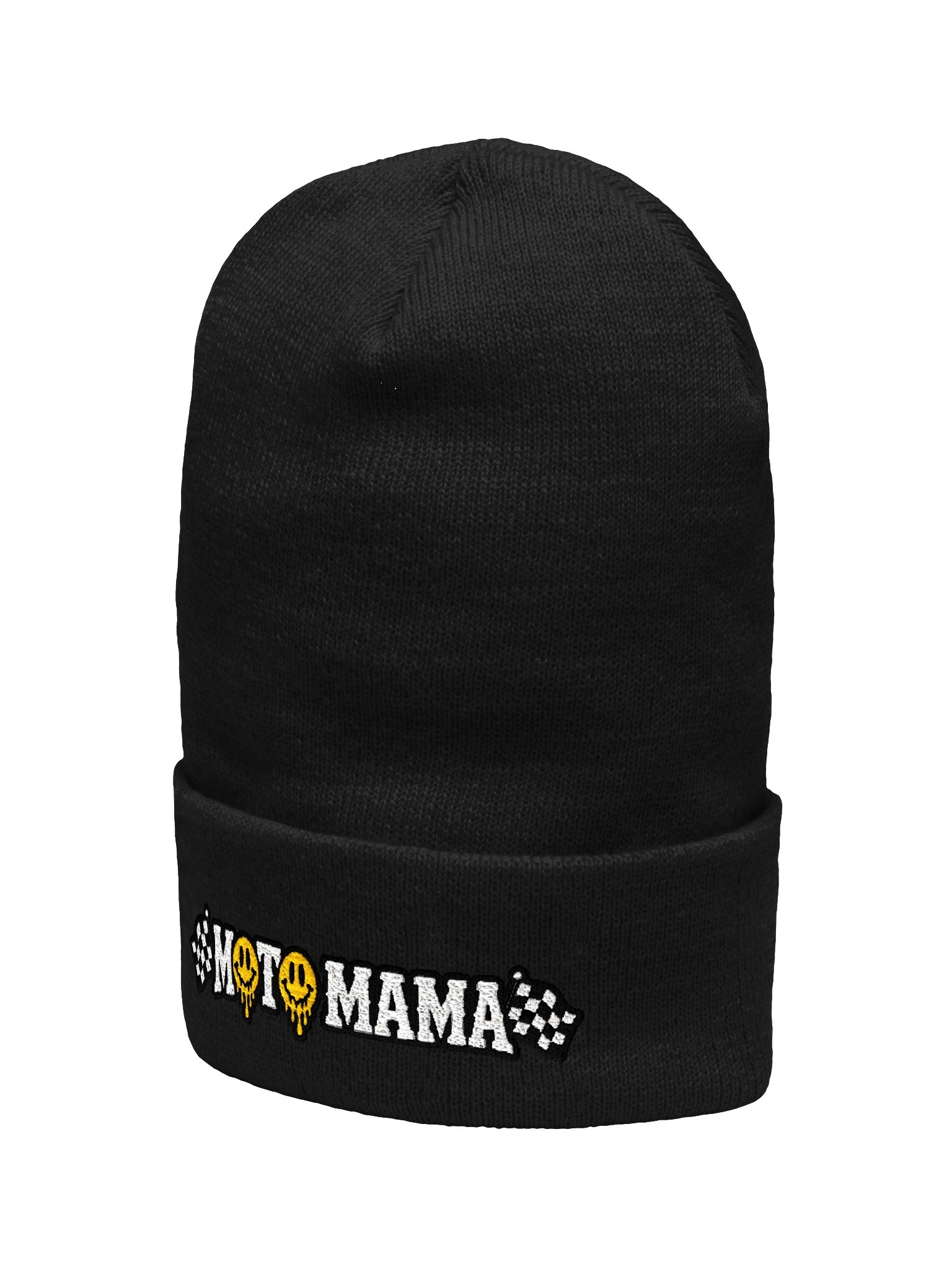 Black Moto Mama Beanie product image (2)