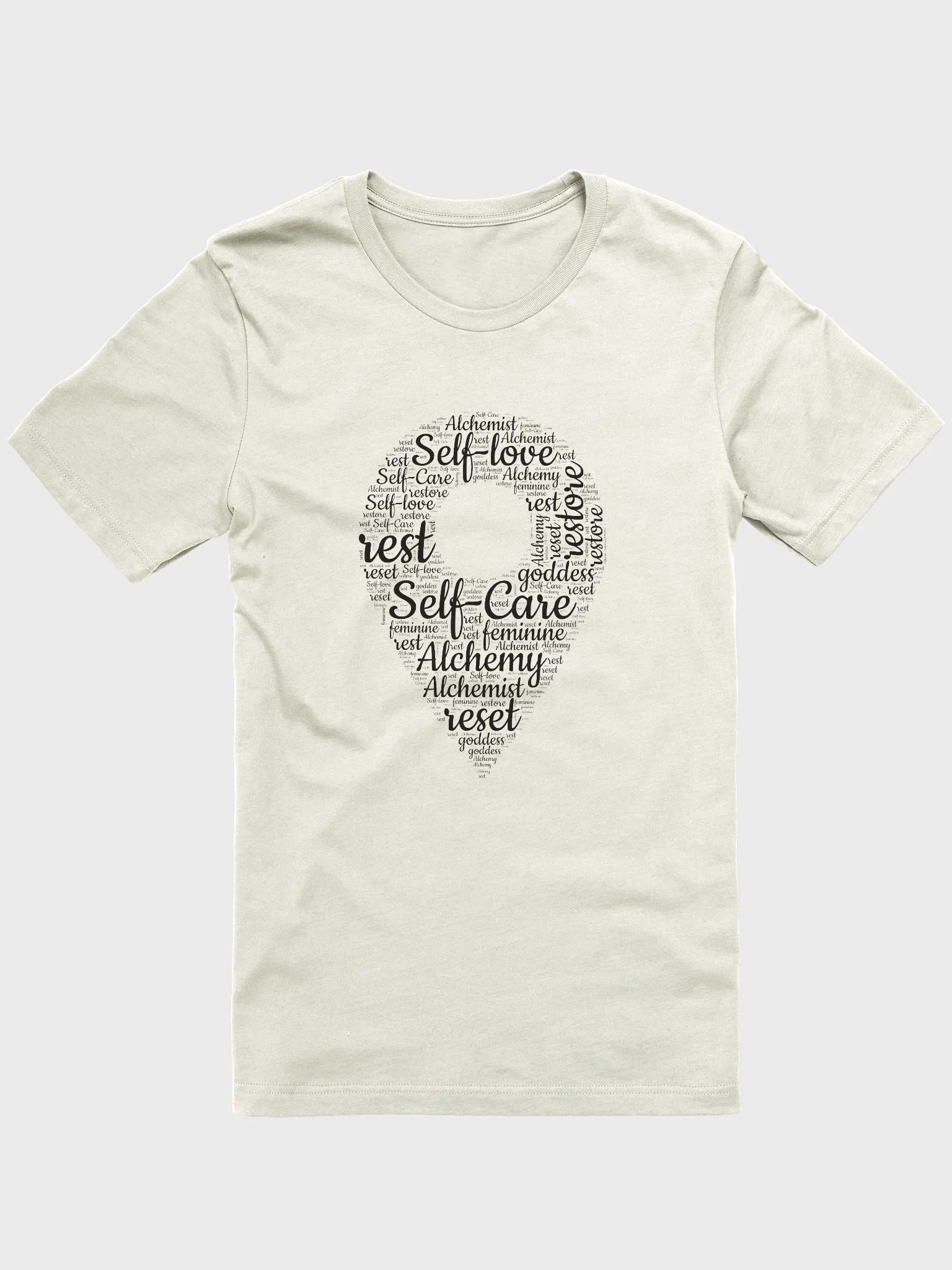 Self Care Alchemy Word Cloud t-shirt Light product image (9)
