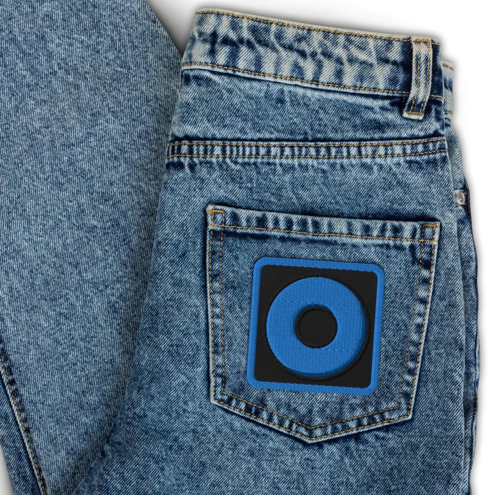 Blue Ring Embroidered Patch product image (3)