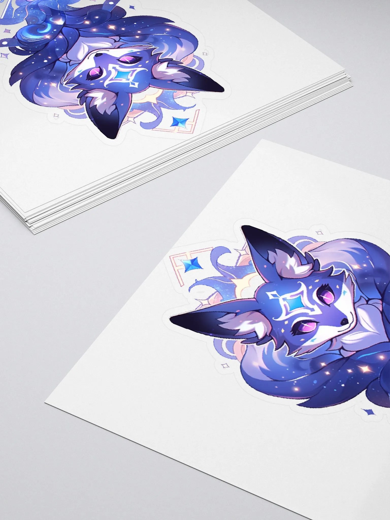 Celestial Gem Fox Sticker product image (10)
