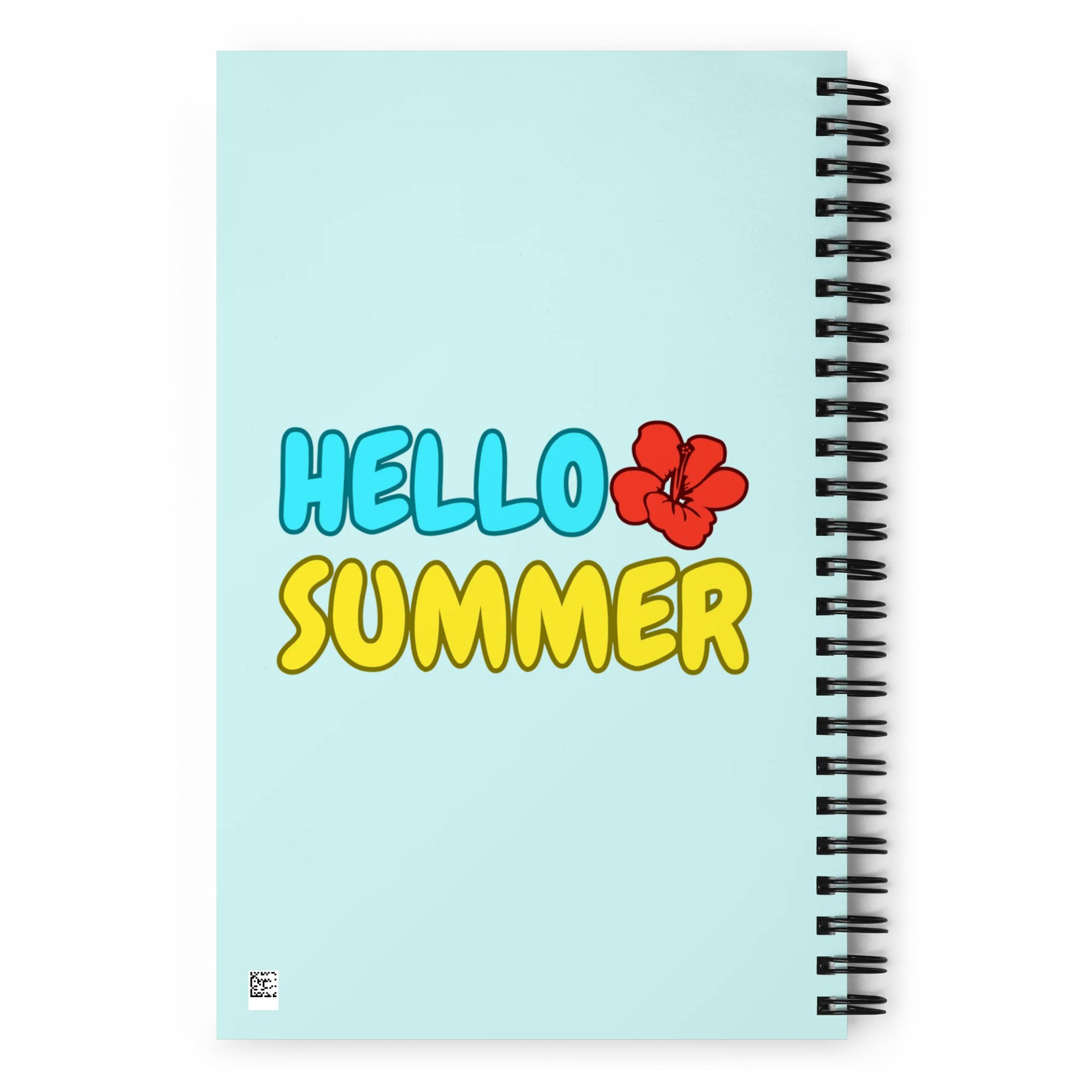 Hello Summer Spiral Notebook product image (2)