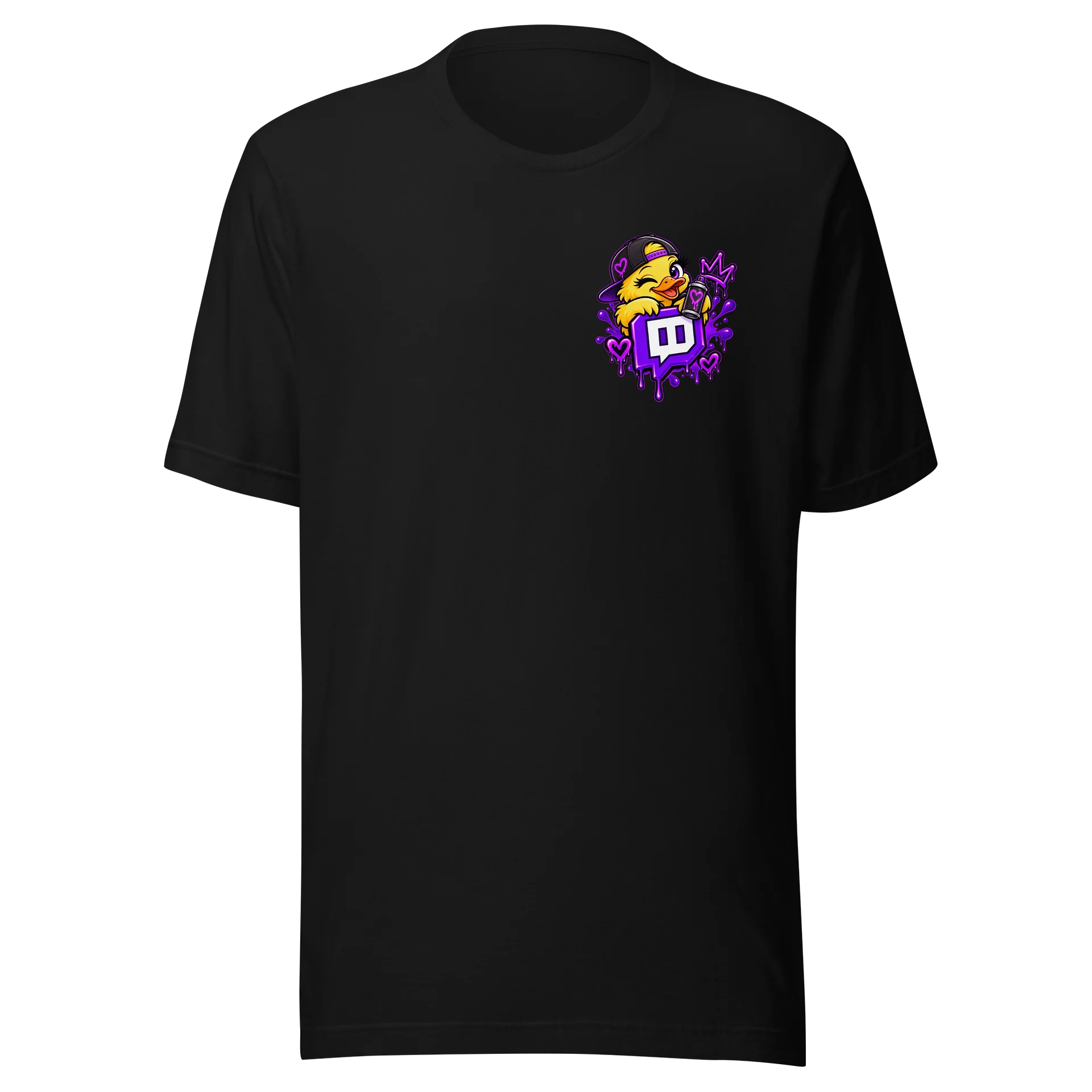 Winking Duck Twitch Heart Tee product image (1)