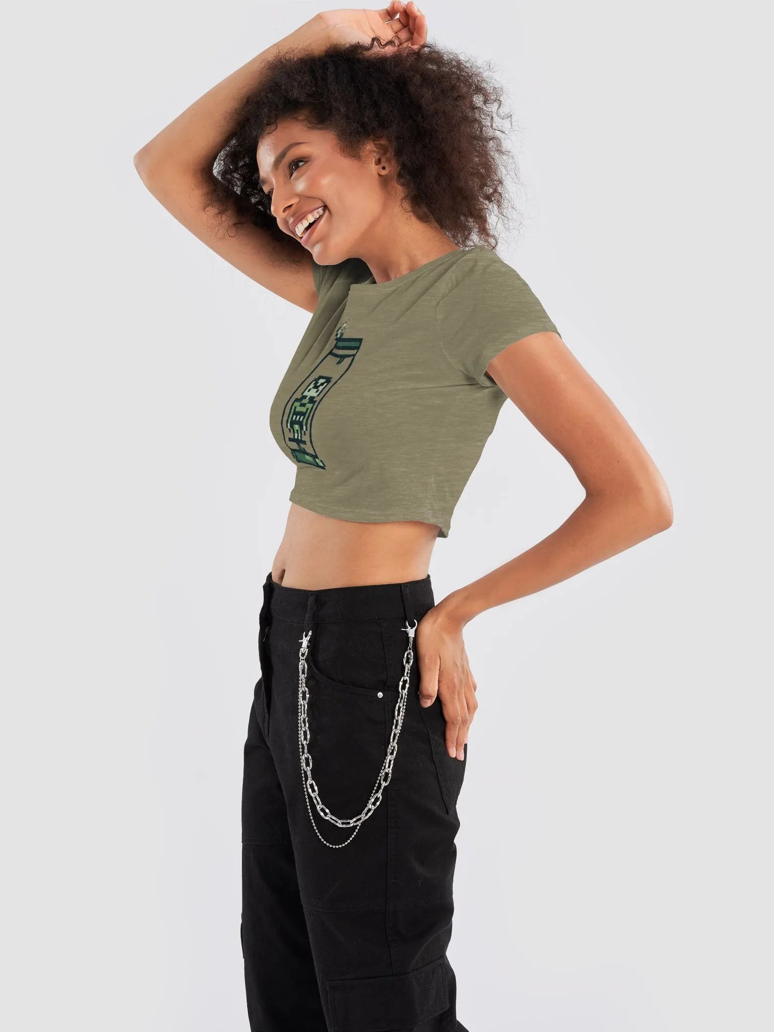 Necro Wars Game Over? x Bella+Canvas Crop Top product image (1)
