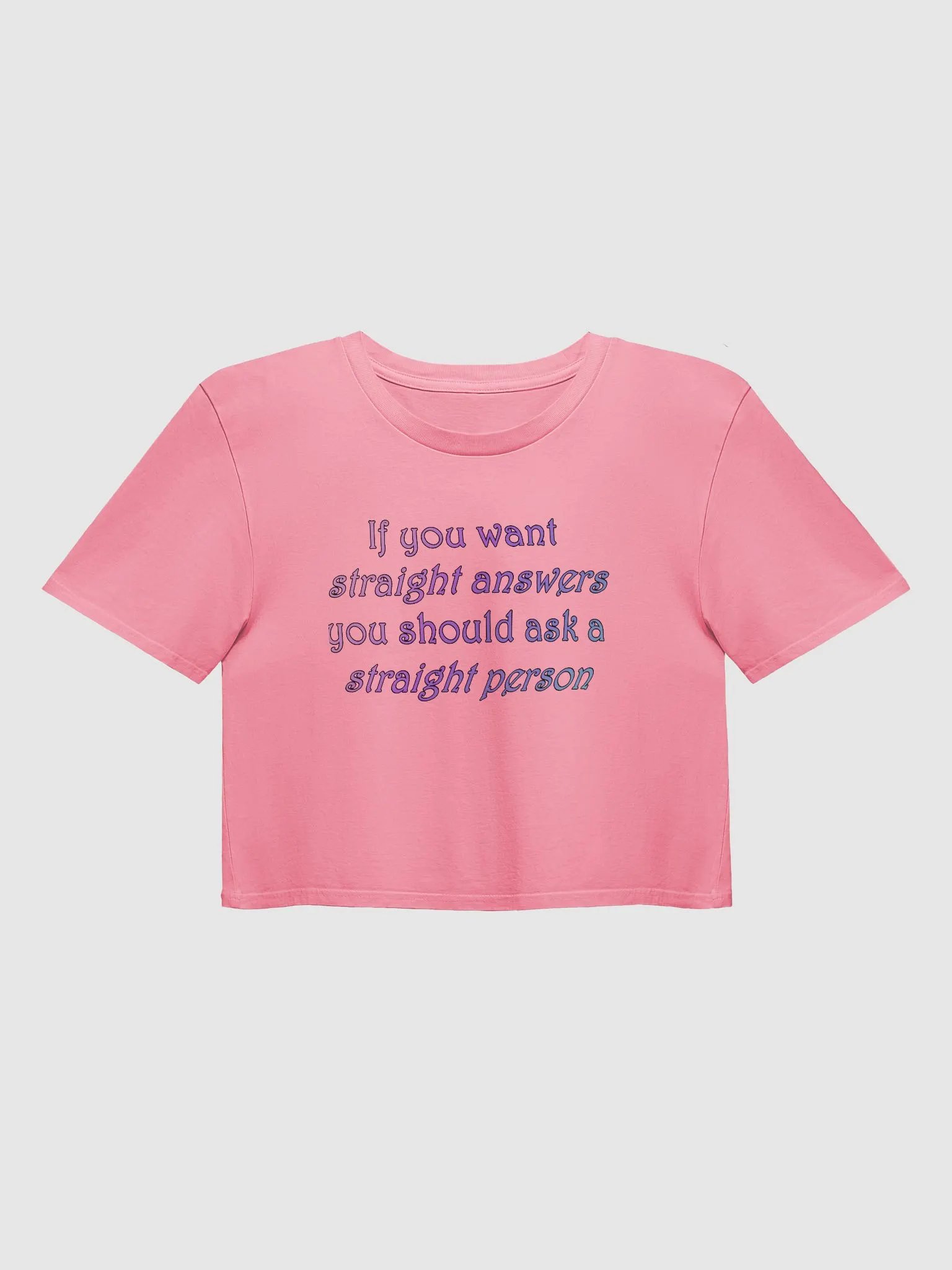 Straight Answers Crop Top product image (4)