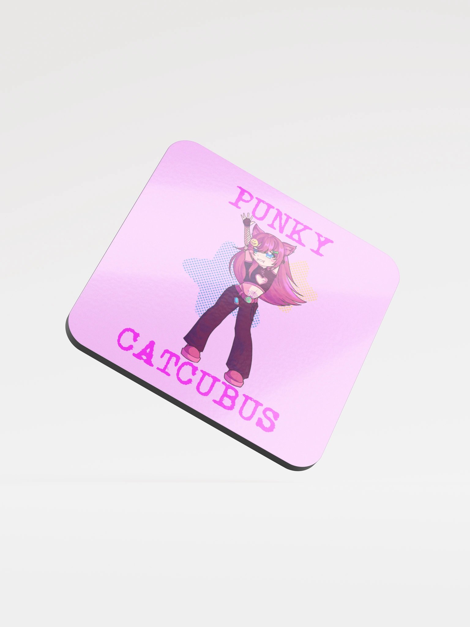 Punky Catcubus Coaster product image (1)