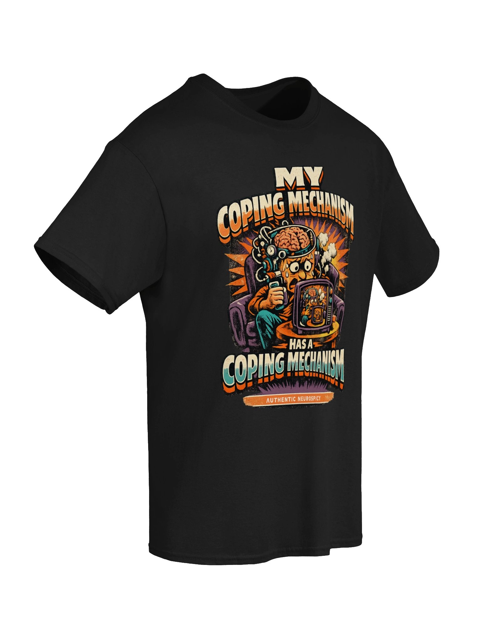 Authentic Neurospicy Coping Mechanism Tee product image (42)