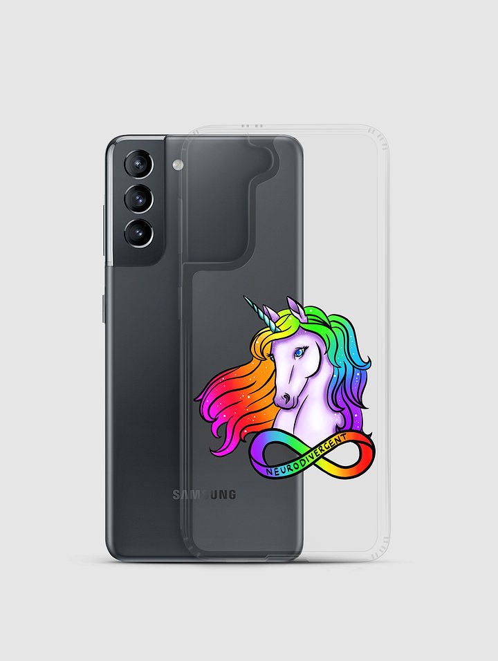 Neurodivergent unicorn Samsung Case product image (1)