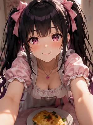 I wish you all have a great day or night 🙂‍↔️❤️ Omelette just for you!! 🥚  #anime #omelette #omelettedufromage #cute #cooking