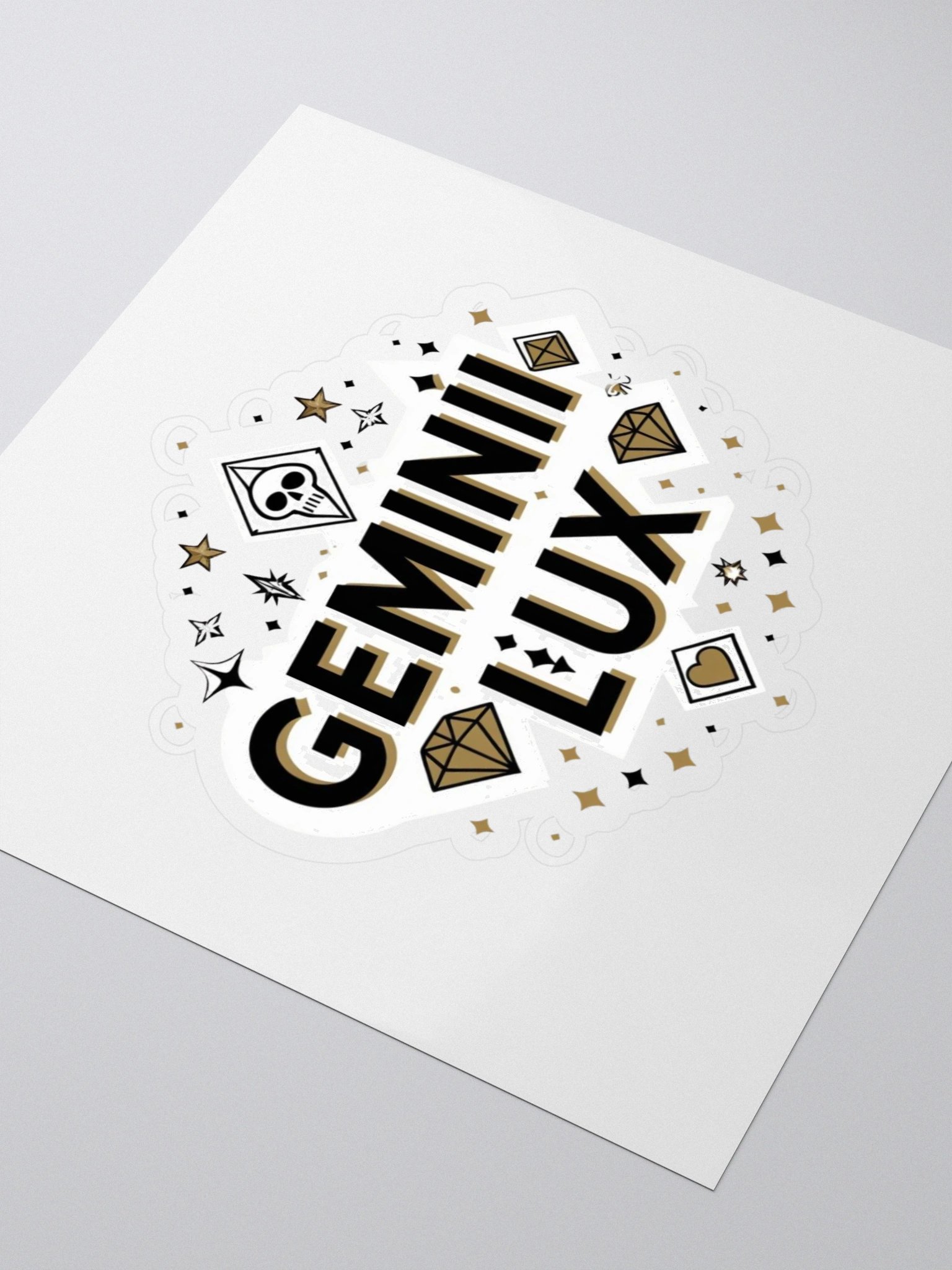 Black&Gold Sticker product image (3)