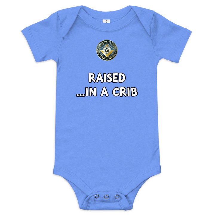 ENS Baby Onesie - Raised in a Crib product image (1)