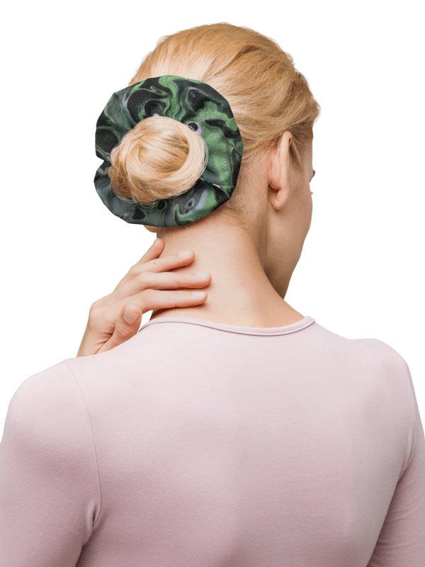 Metallic Green Fluid Acrylic Scrunchie product image (4)
