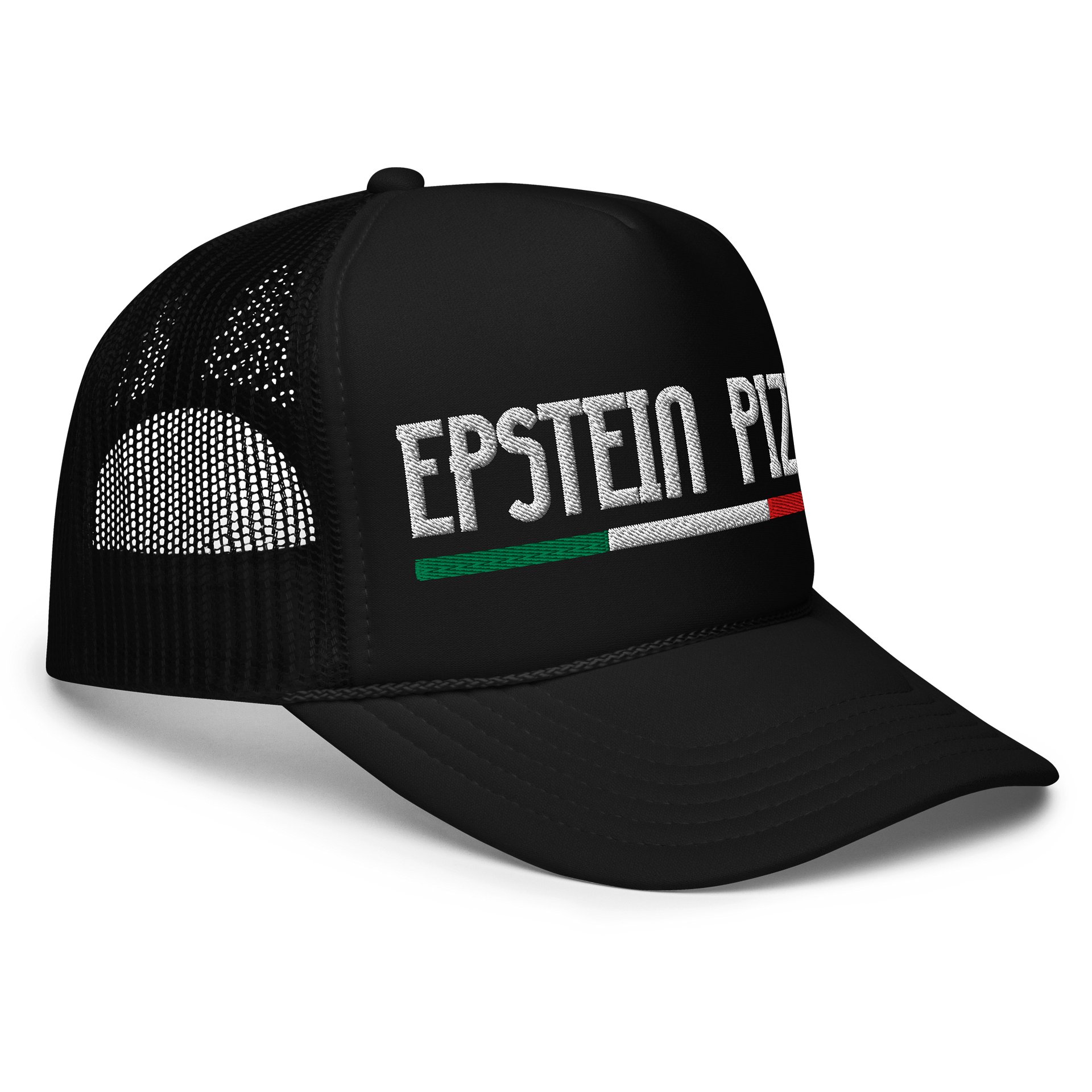 EPSTEIN PIZZA GATE Foam Trucker Hat product image (3)