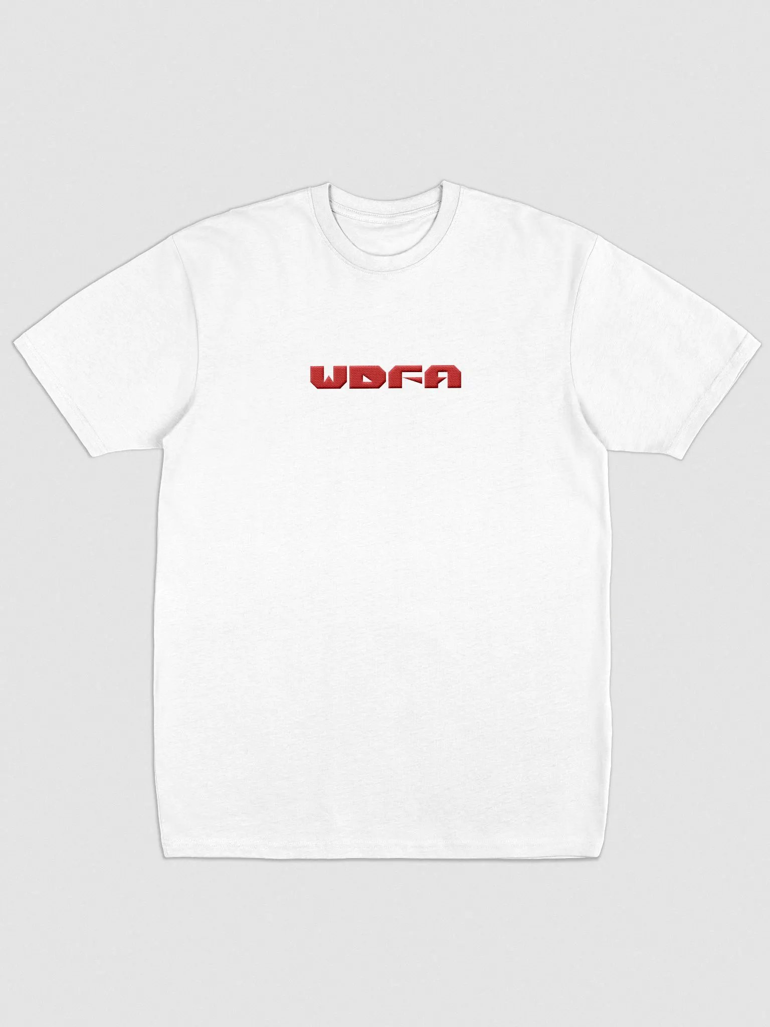 WDFA Logo T Shirt (Red Embroidered) product image (4)