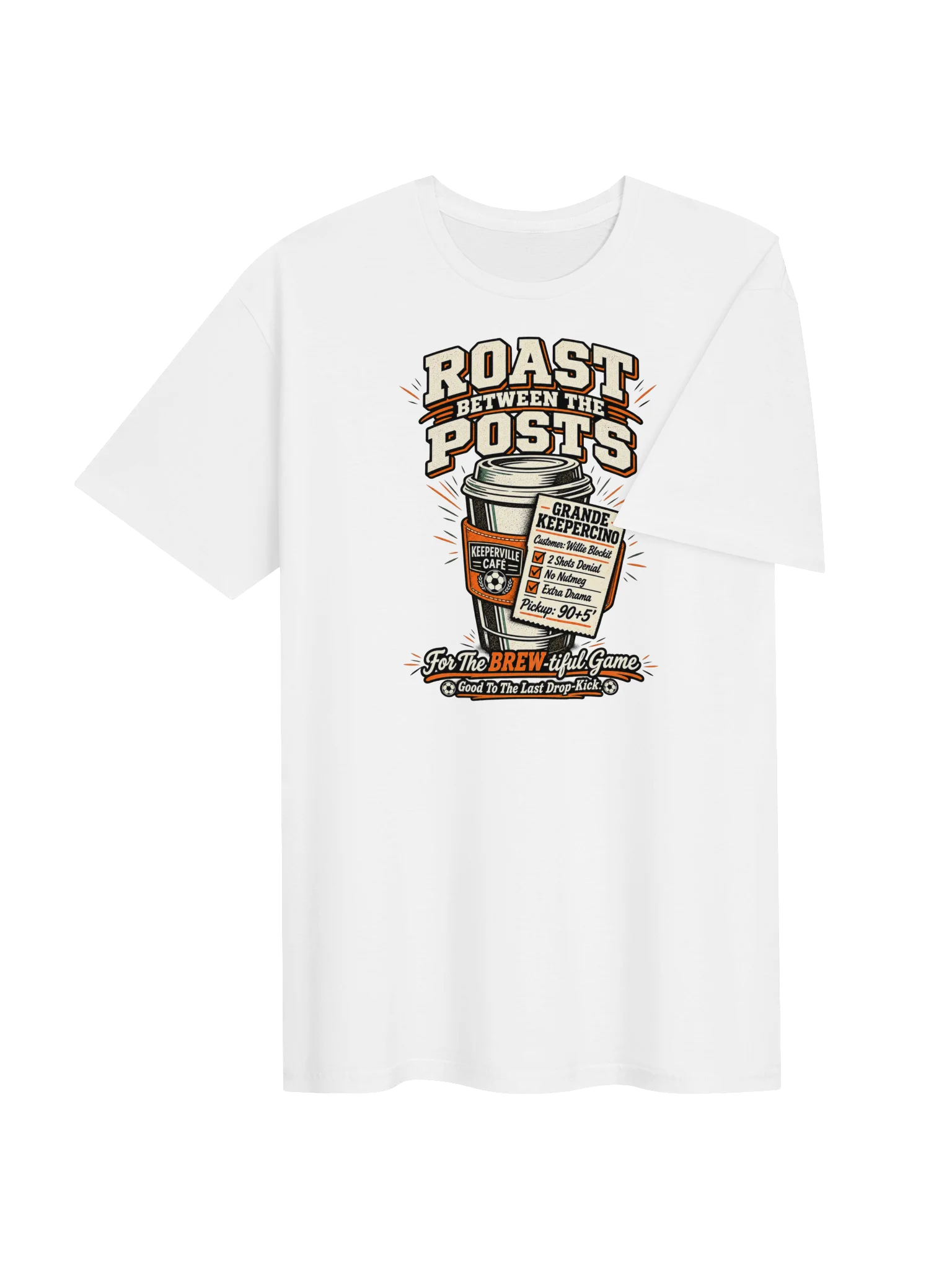 Goalkeeper Keepercino Soccer Tee product image (94)