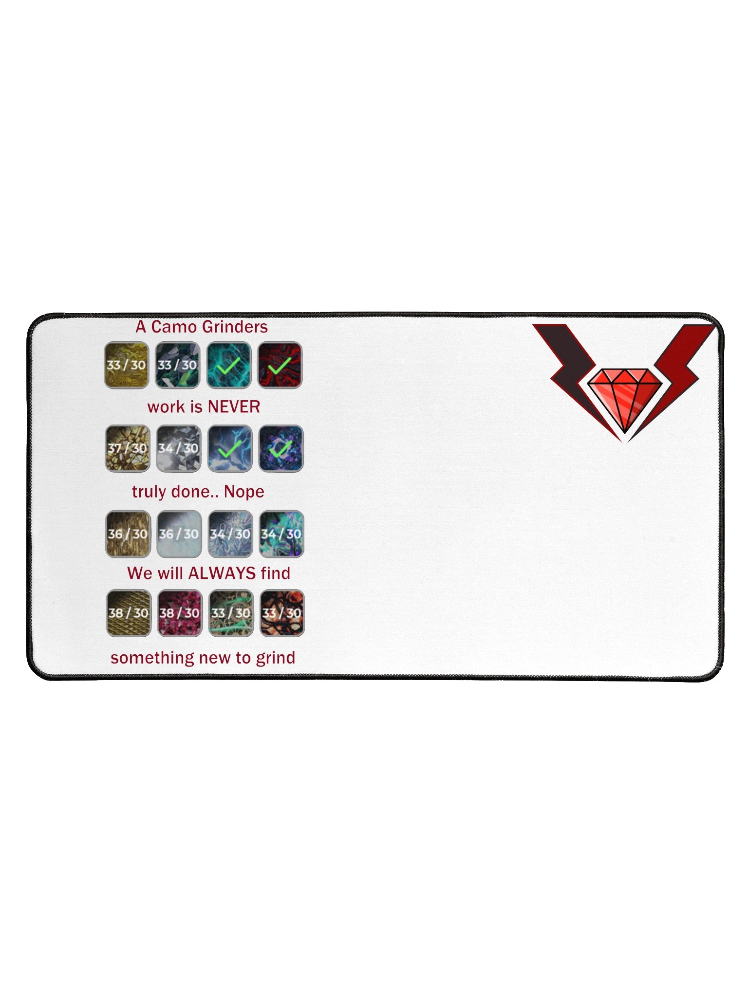 Camo Grinder Desk Mat v2 product image (1)