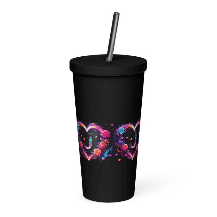 Valentine’s Monogram Letter J(1) Tumbler product image (1)