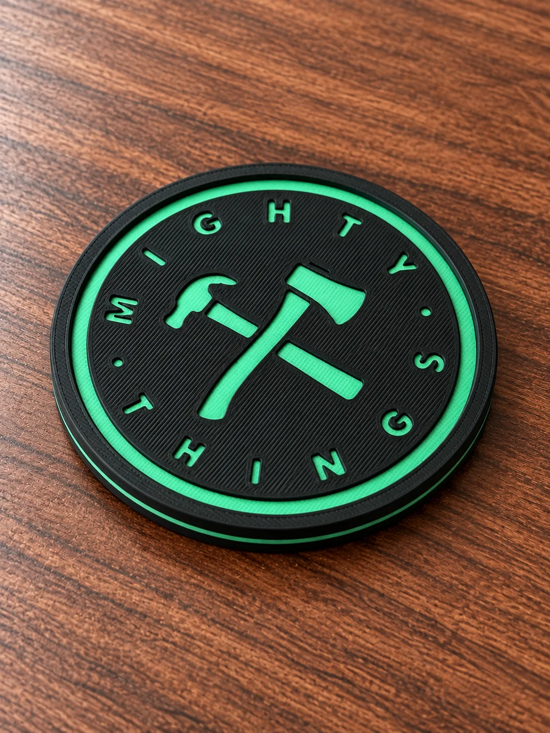 Mighty Things 3D-Printed Coasters — Set of 4 product image (3)